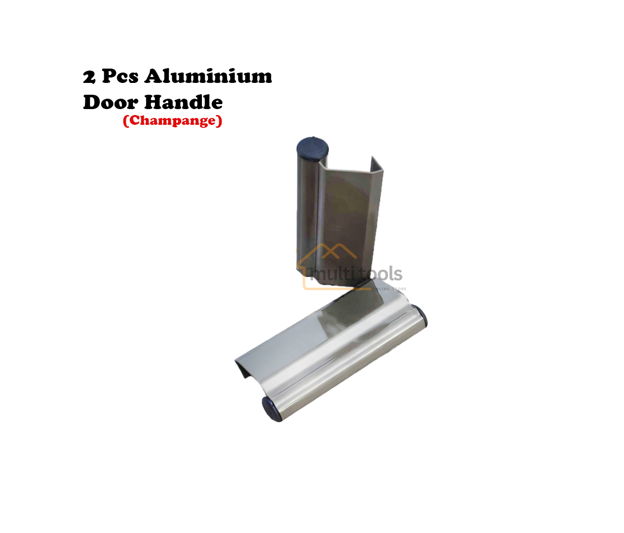 2 Pcs Aluminium Door Handle [Champagne]